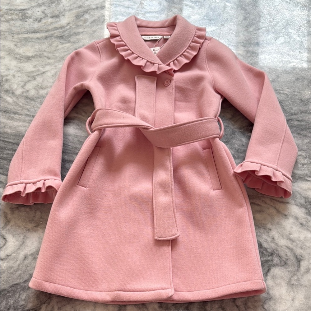 Janie and Jack Soft Pink Collar Coat